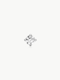 Ania Haie Silber Sparkle Round Barbell Einzel Ohrstecker